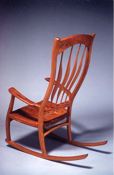 Bentwood Rocking Chair Back View